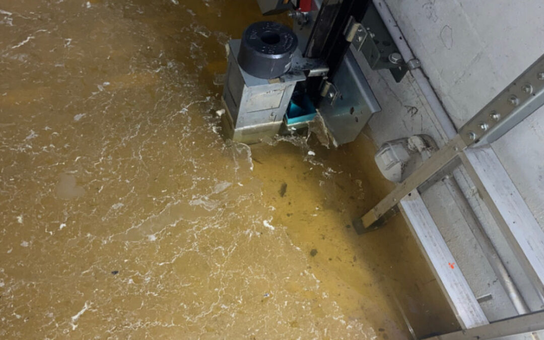 Water Leaking into Lift Shaft